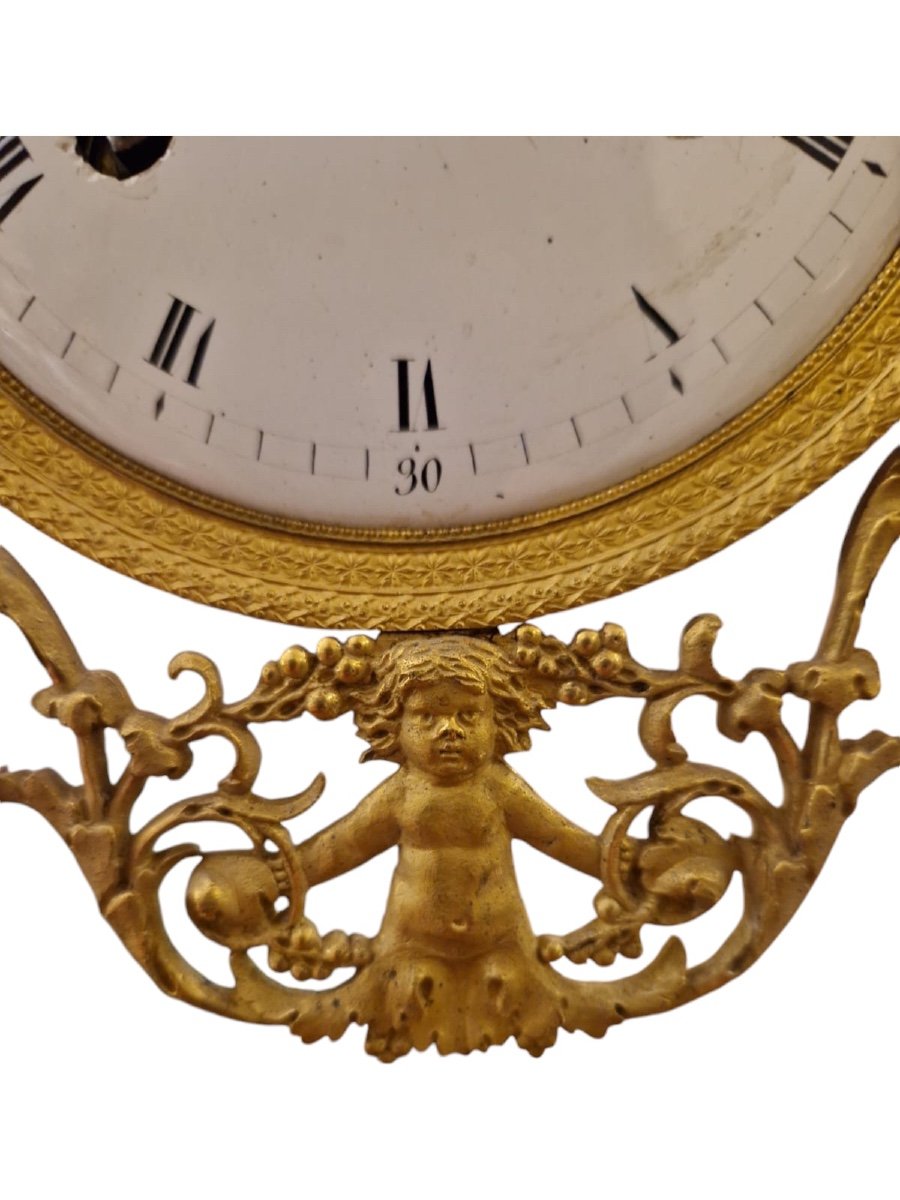 Portico Clock From The First Empire Period -photo-4