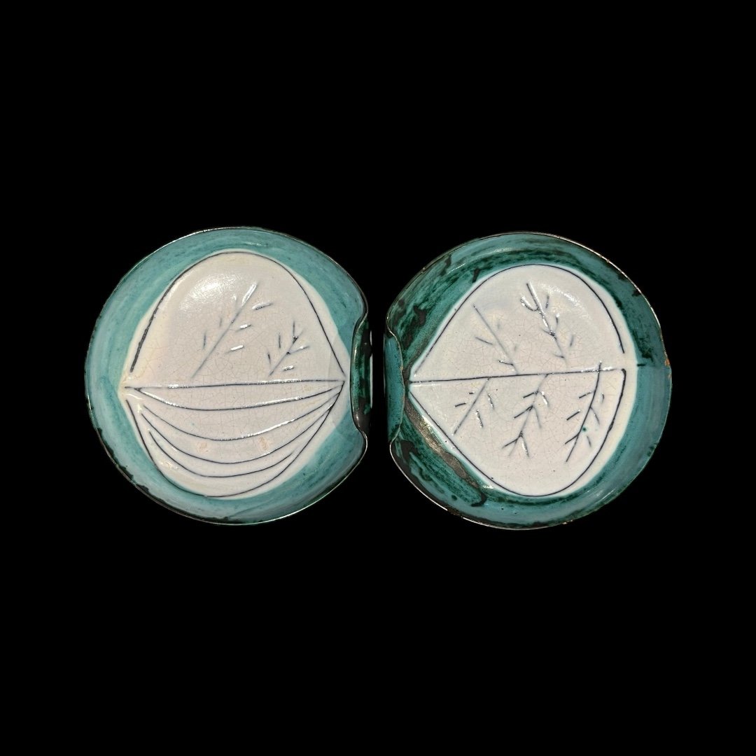 Jacques Innocenti (1926-1958), Pair Of Empty Pockets, Ceramic, 1950s