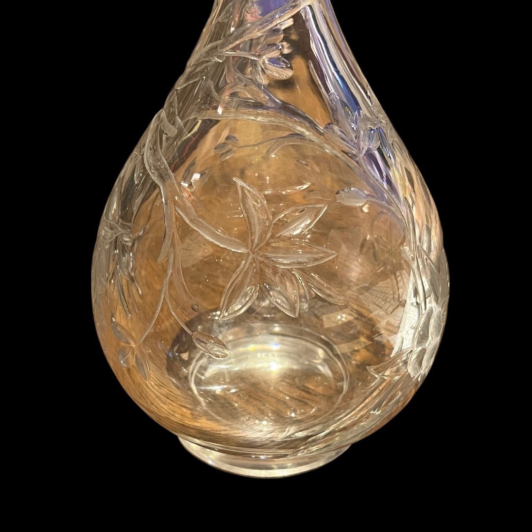 Vase en cristal, XXe-photo-2