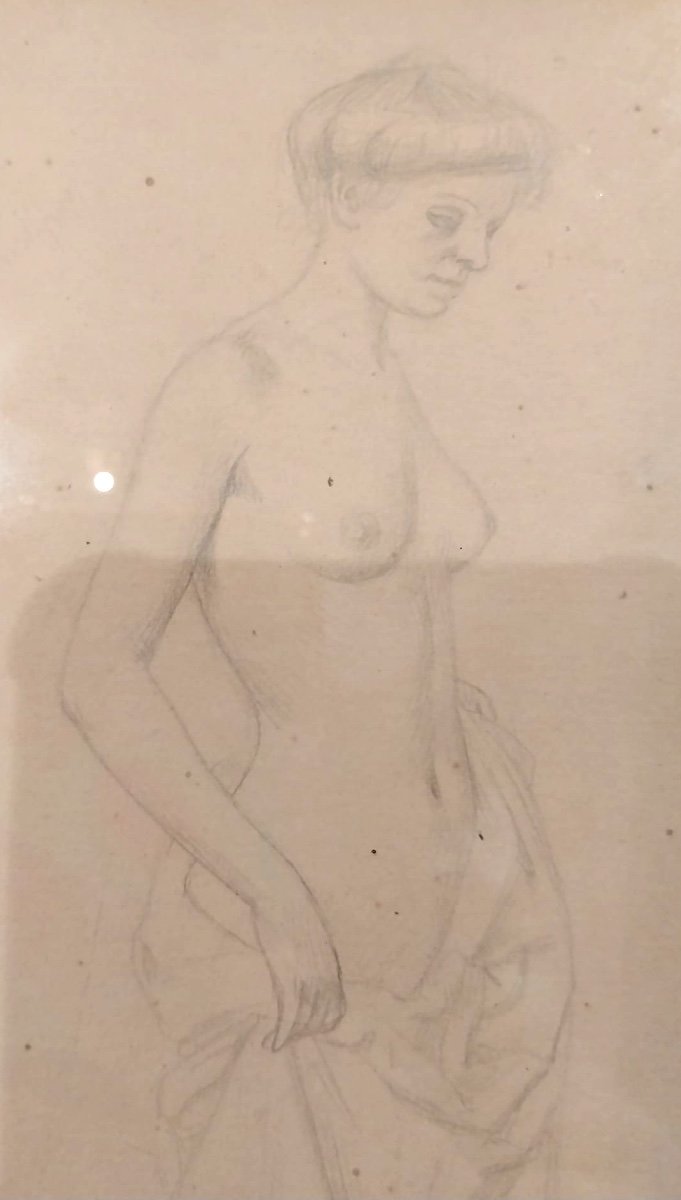 Félix Vallotton, Dessin d’une femme nue, Fin XIXe-photo-2