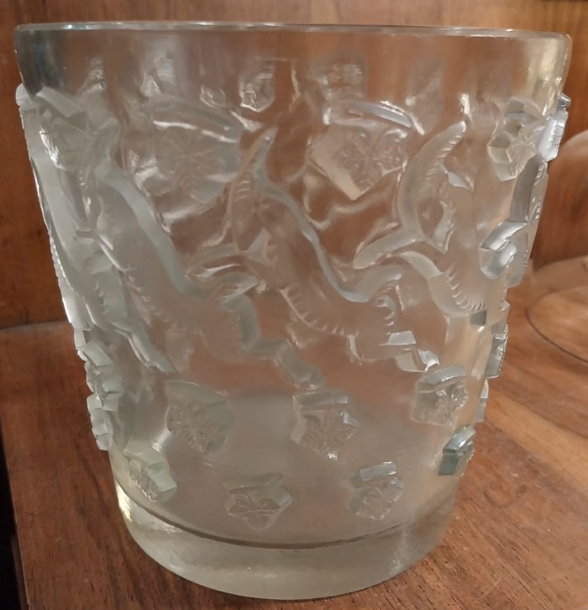 René Lalique (1860-1945), Jurançon Model Vase, 20th Century-photo-2