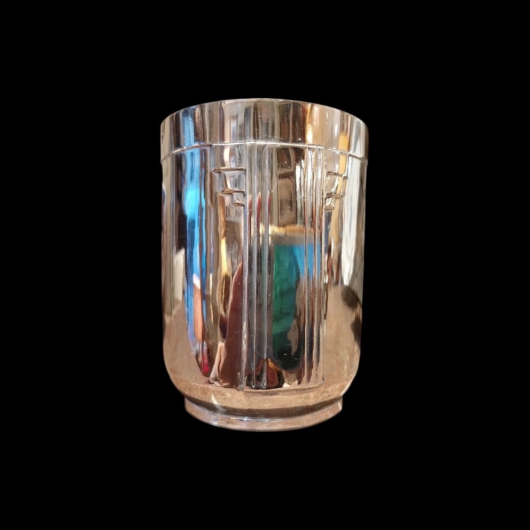 Boulenger, Art Deco Solid Silver Cup, 20th Century