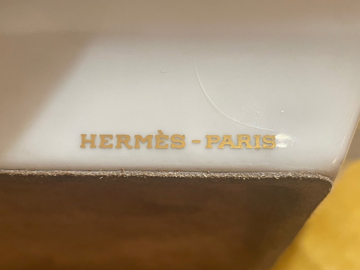 Hermès Ashtray With Horse Decor-photo-2