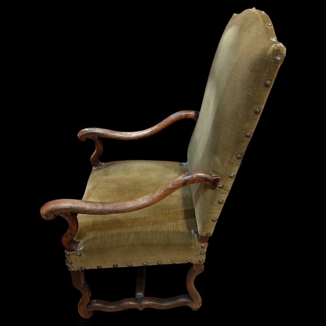 Louis XIII Period Armchair, 17th Century-photo-7