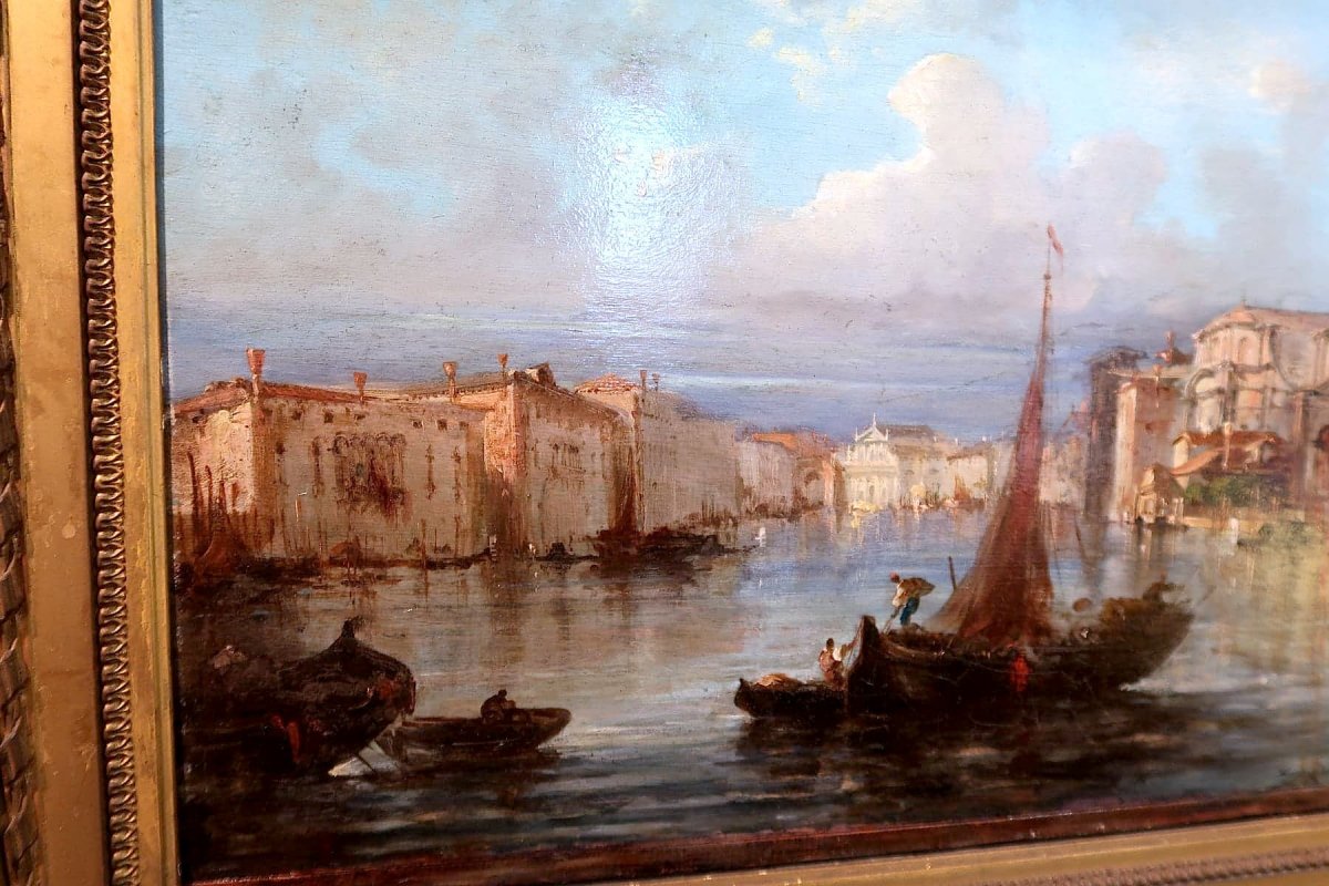 Vue De Venise Par Giuseppe Rossi, XIXème Siècle-photo-2