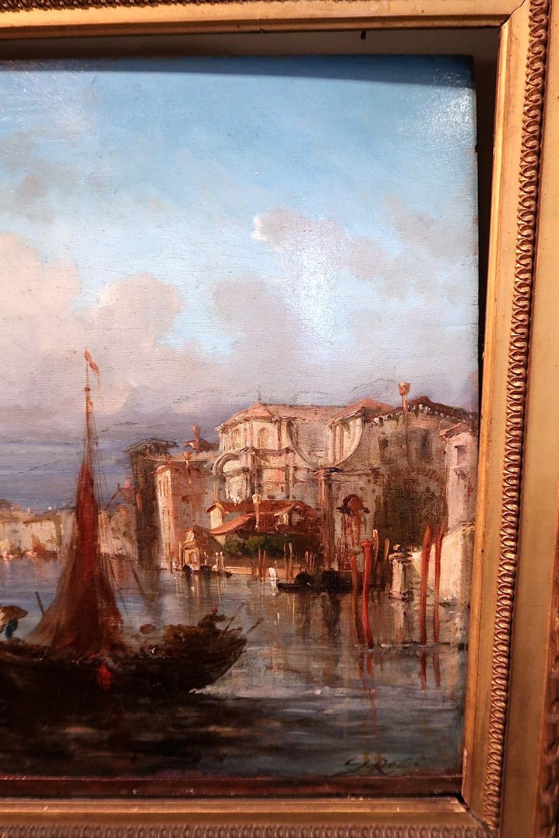 Vue De Venise Par Giuseppe Rossi, XIXème Siècle-photo-4