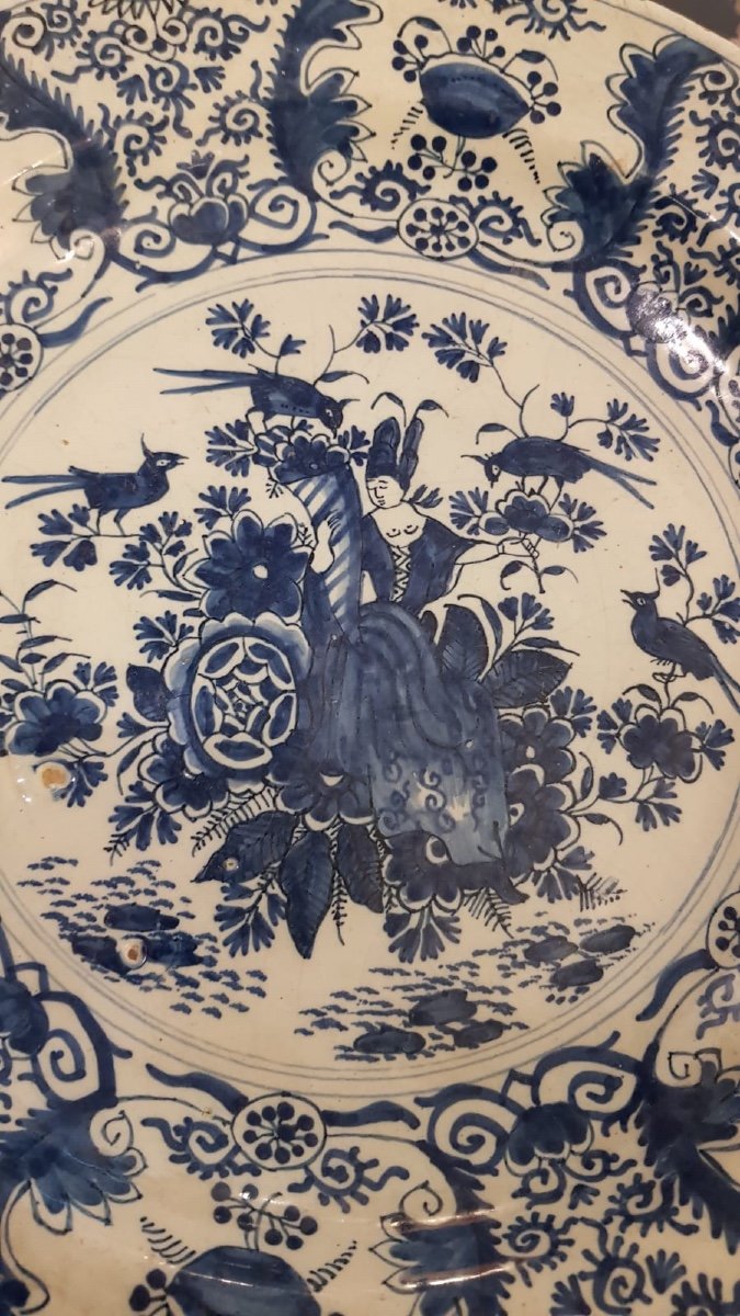 Eighteenth Delft Earthenware Plate-photo-1