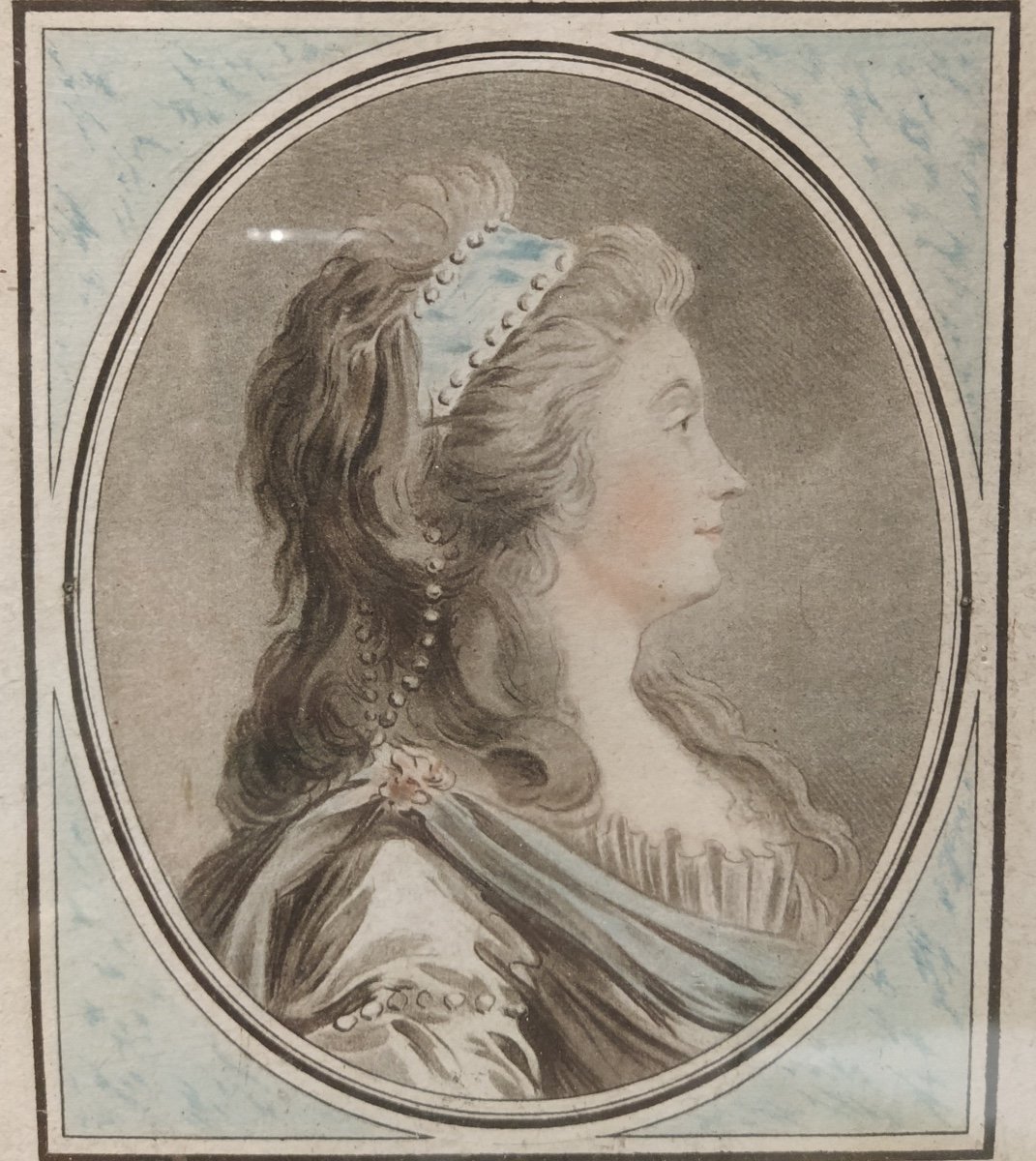 Pair Of Engravings, Mrs De Saint Huberti And Miss De Maillard, Eighteenth Century-photo-3