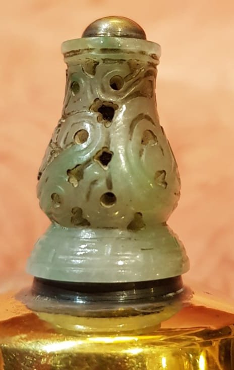 Table Bell In Jadeite And Gilt Bronze, 1930-photo-3
