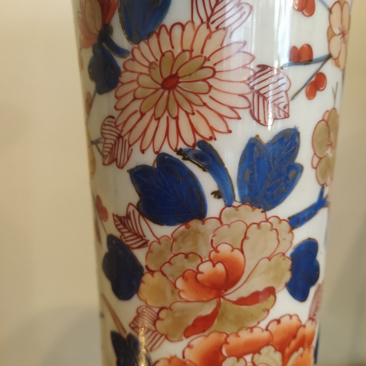 Paire de vases en porcelaine, Imari - Japon - XIXème  -photo-5