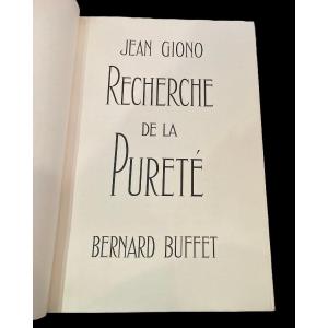 Jean Giono, Bernard Buffet, Search For Purity, 1953