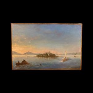 Marius Heraud (1854-1919), Oil On Canvas, Château d'If Island, 19th Century