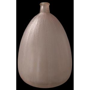 R.Lalique, Vase Modèle Mimosa , XXe.