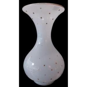 Restoration Period Opaline Vase, 19th Century