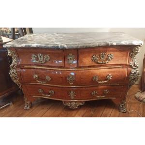 Tombeau Chest Of Drawers Stamped François Fleury, 18th Century