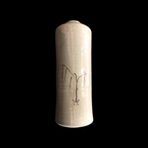 Celadon Bottle, Willow Decor, Japan