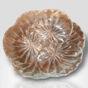 Lalique France, Coupe En Cristal, Modèle Nénuphar, XXe