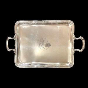 Louis XV Style Solid Silver Tray