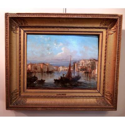 Vue De Venise Par Giuseppe Rossi, XIXème Siècle