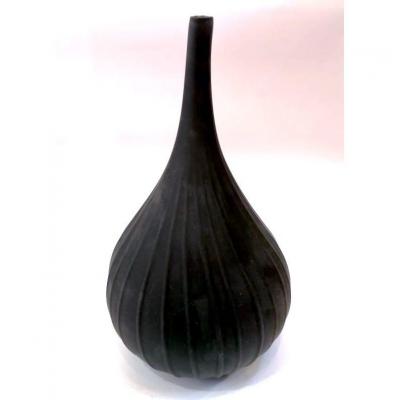 Vase Drops Par Renzo Stellon Pour Salviati Murano Grand Modèle