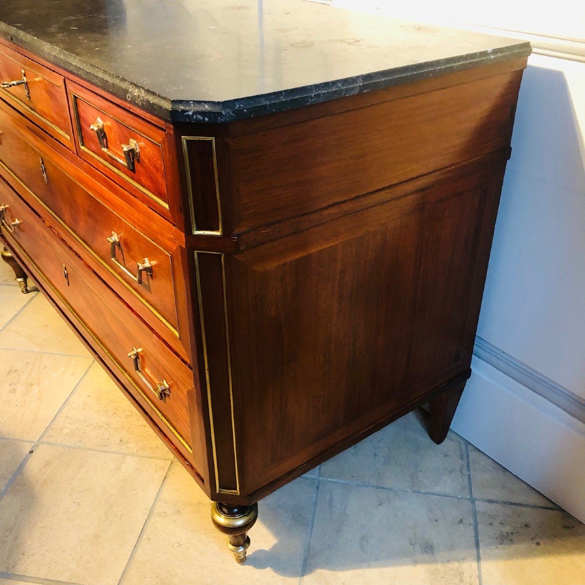 18th Century Chest Of Drawers From The Louis XVI Period-photo-2