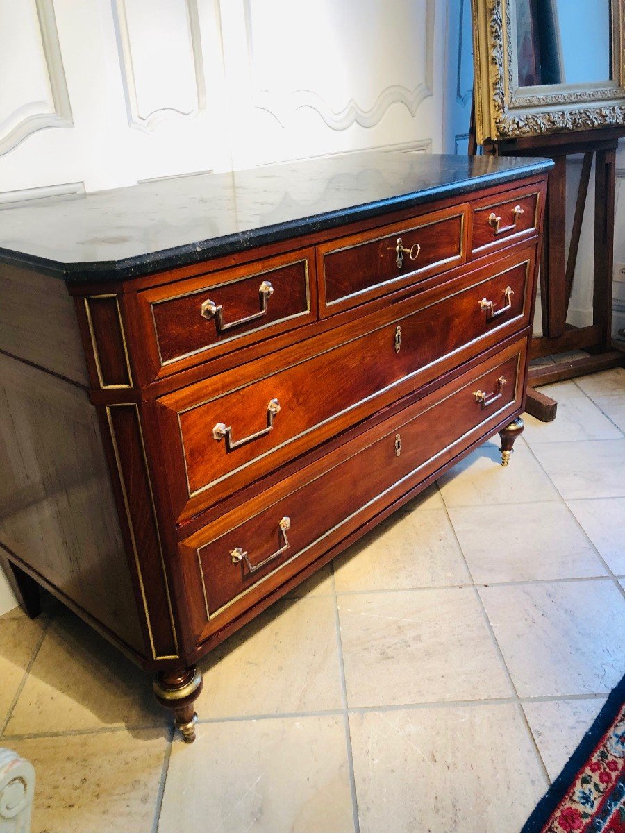 18th Century Chest Of Drawers From The Louis XVI Period-photo-4