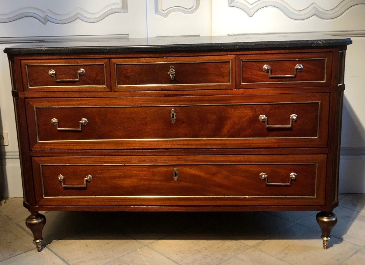 18th Century Chest Of Drawers From The Louis XVI Period-photo-5