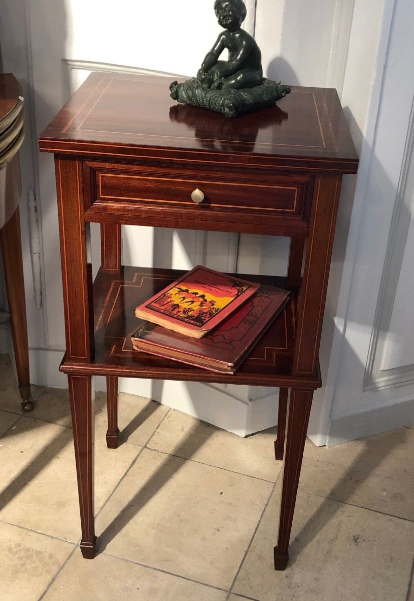 Pedestal Table 20th Century Mahogany Side Furniture