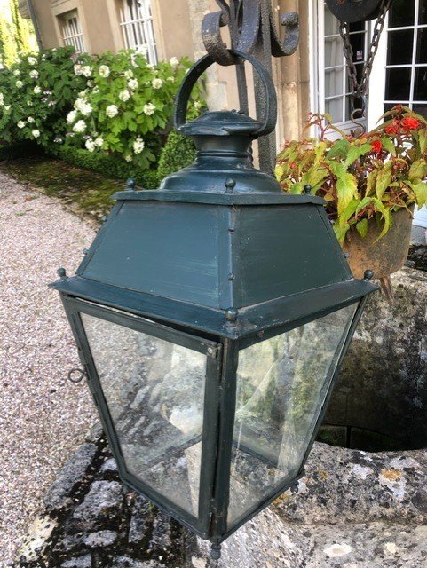 19th Century Luxembourg Garden Type Lantern-photo-2