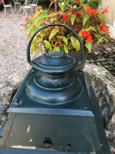 19th Century Luxembourg Garden Type Lantern-photo-3