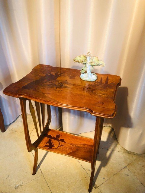 Guth Art Nouveau Pedestal Table 1900-photo-5