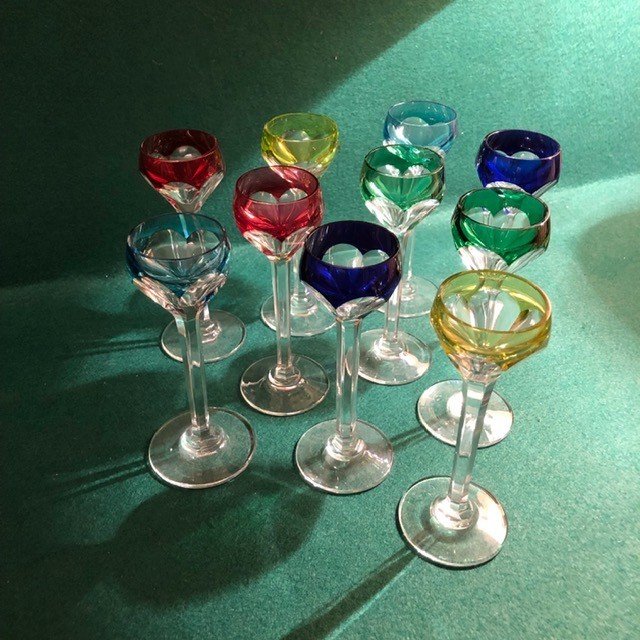 Verres Cristal St Louis modèle Bristol 