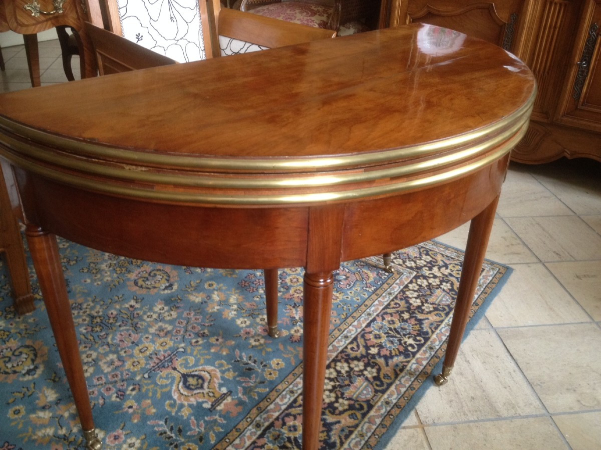 Table à combinaison à jeu ou salle à manger époque Louis XVI