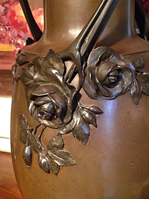 Grand Art Nouveau Vase 1900s-photo-3