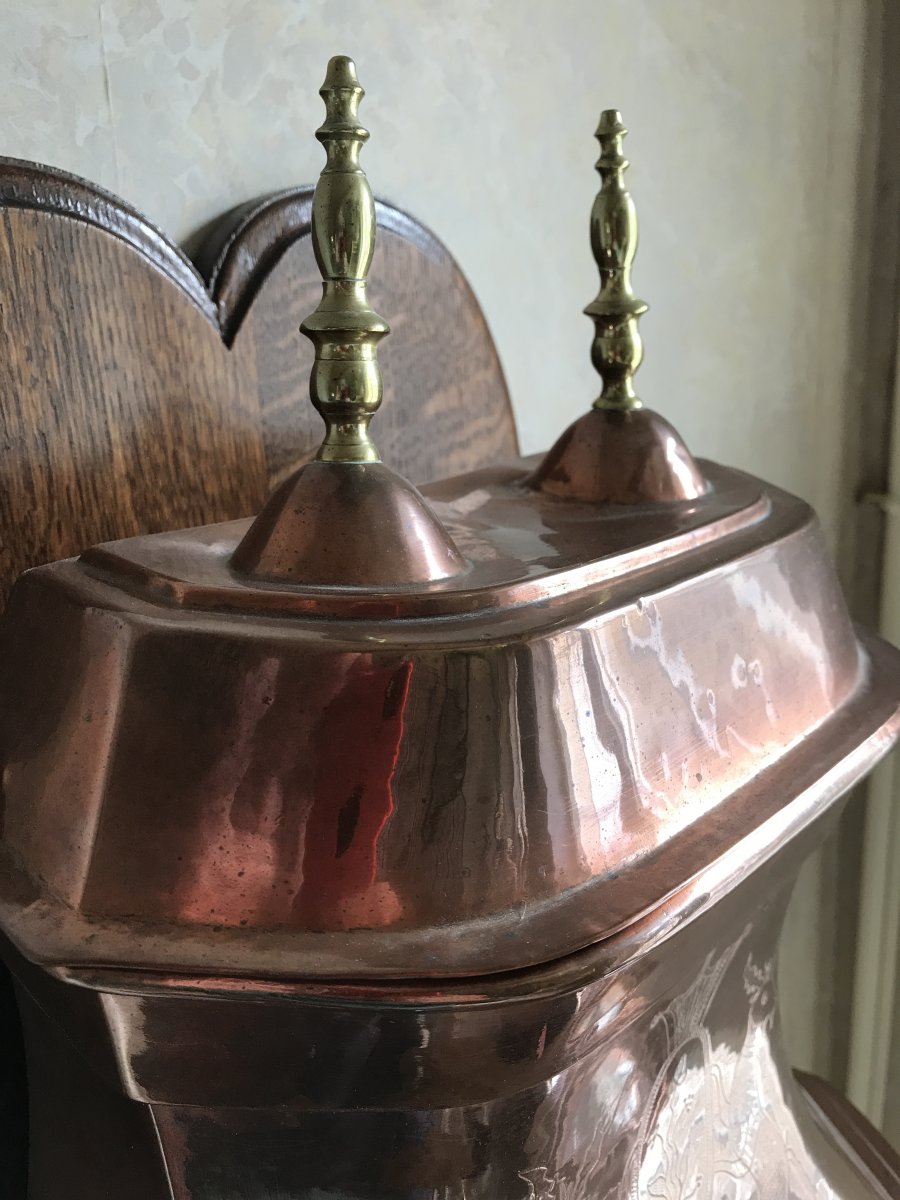 Copper Fountain XIX Cantal France-photo-3