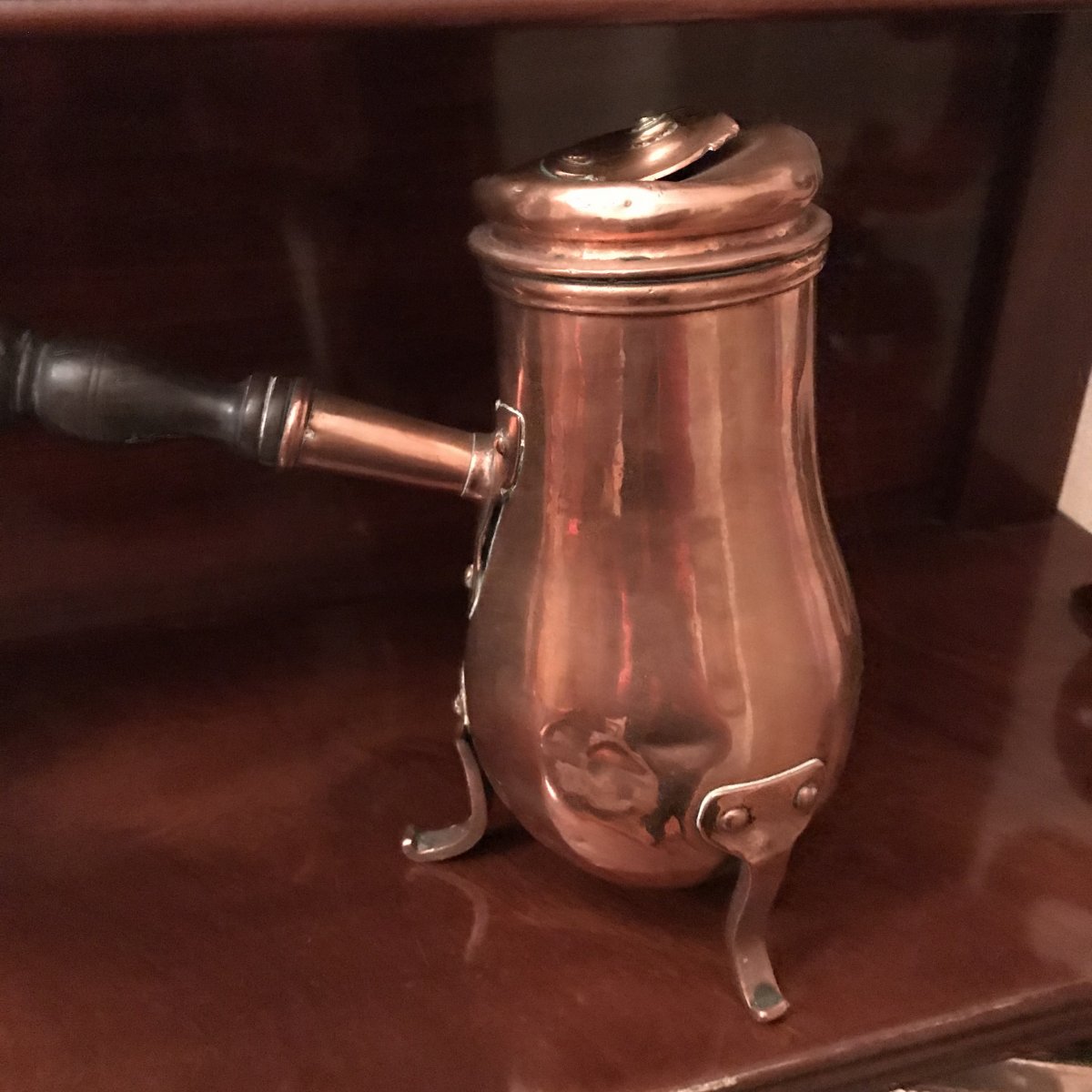 18th Century Copper Chocolate Maker-photo-2