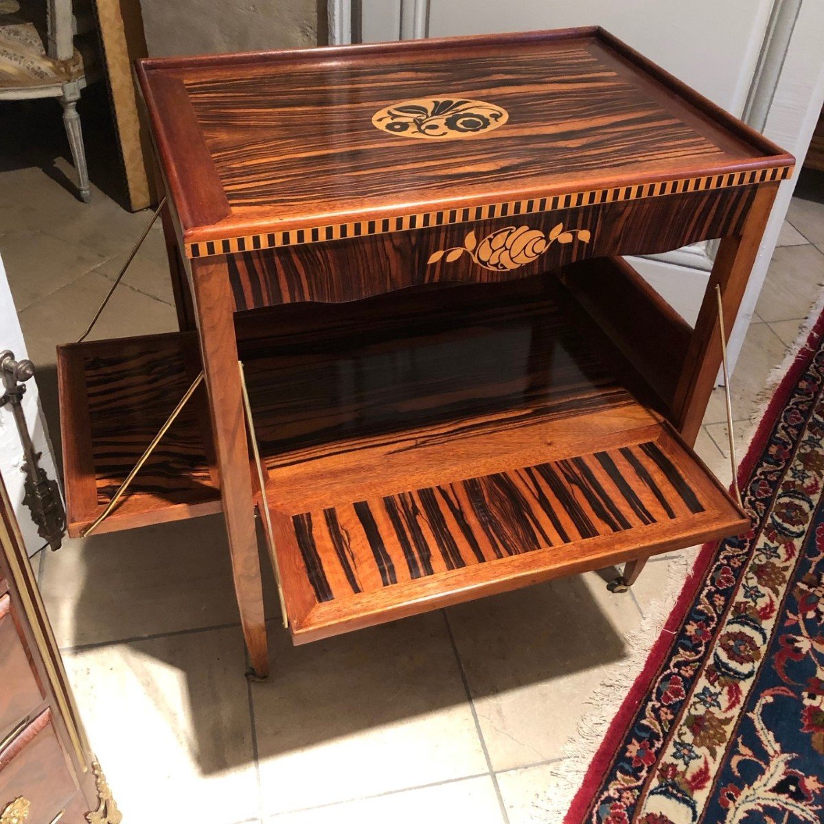 Serving Table Art Deco Mahogany Cuba 1920-photo-1