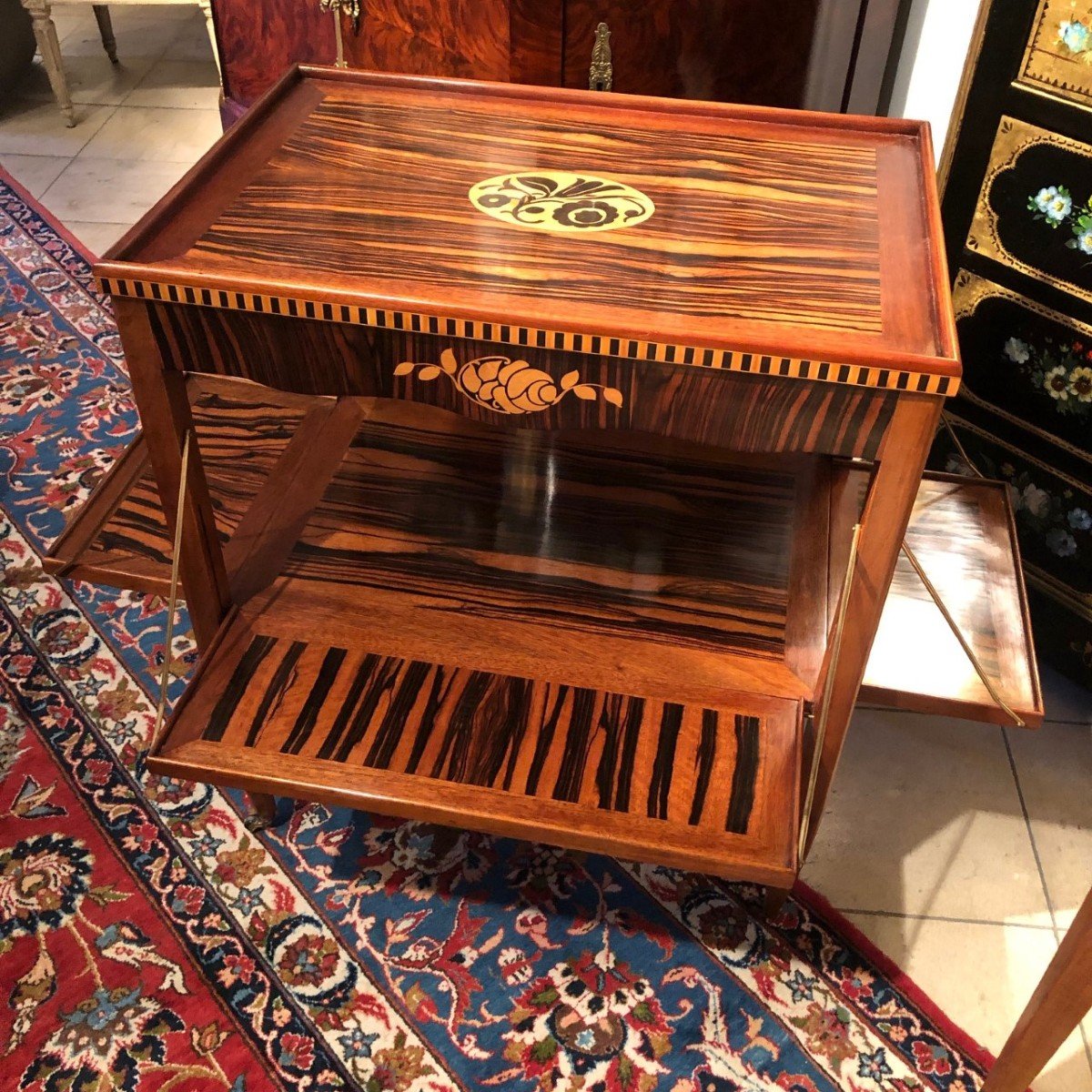 Serving Table Art Deco Mahogany Cuba 1920-photo-4