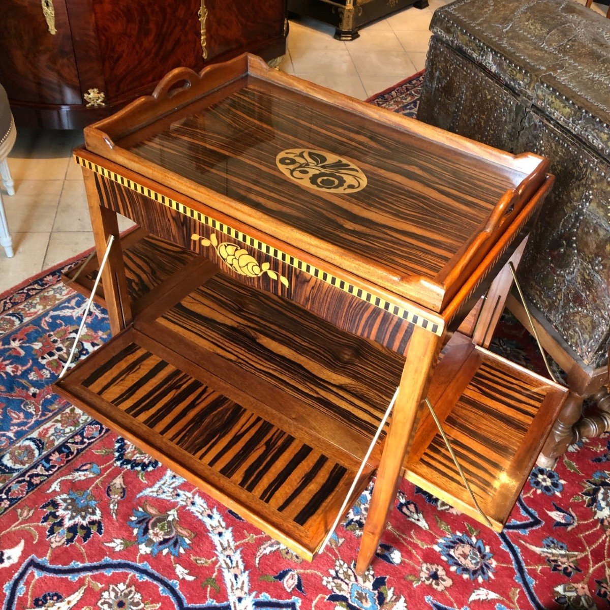 Serving Table Art Deco Mahogany Cuba 1920