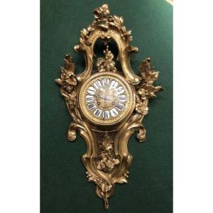 Grand cartel style Louis XV bronze XIXe