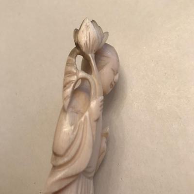 XXth Geisha Ivory Sculpture