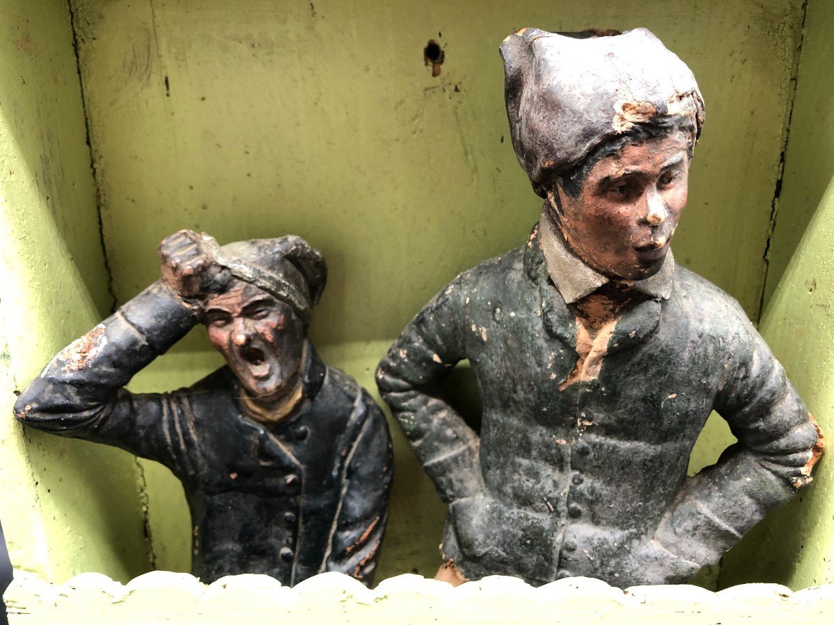 19th Century Paper Mache Puppets-photo-2