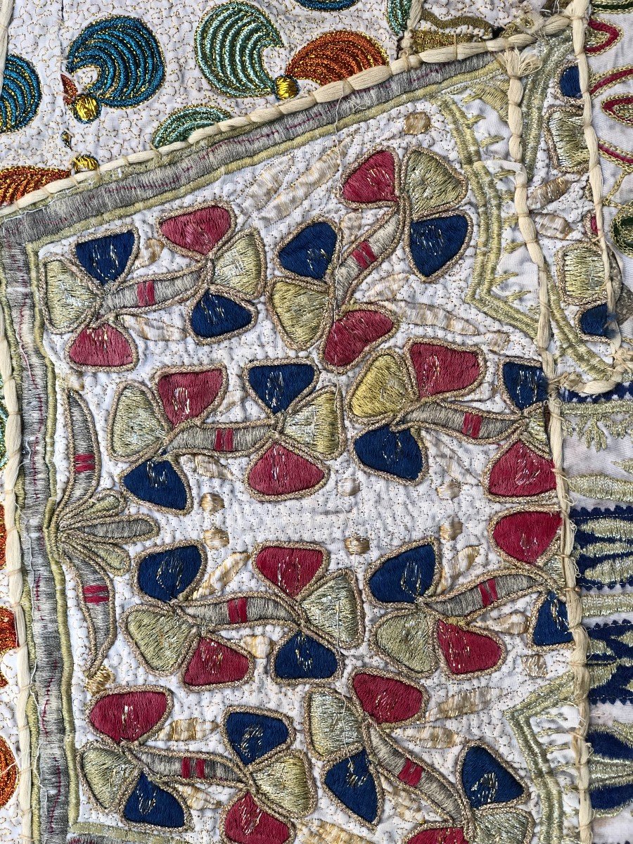 Indian Embroidery Late 19th Century-photo-3