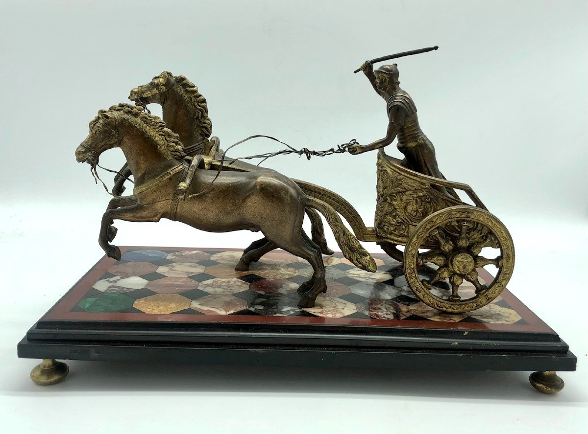 Roman Bronze Chariot