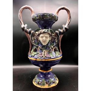 Victor Barbizet Medusa Vase