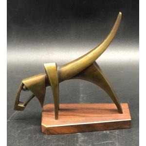 Gilded Bronze Dog V. Marchiao