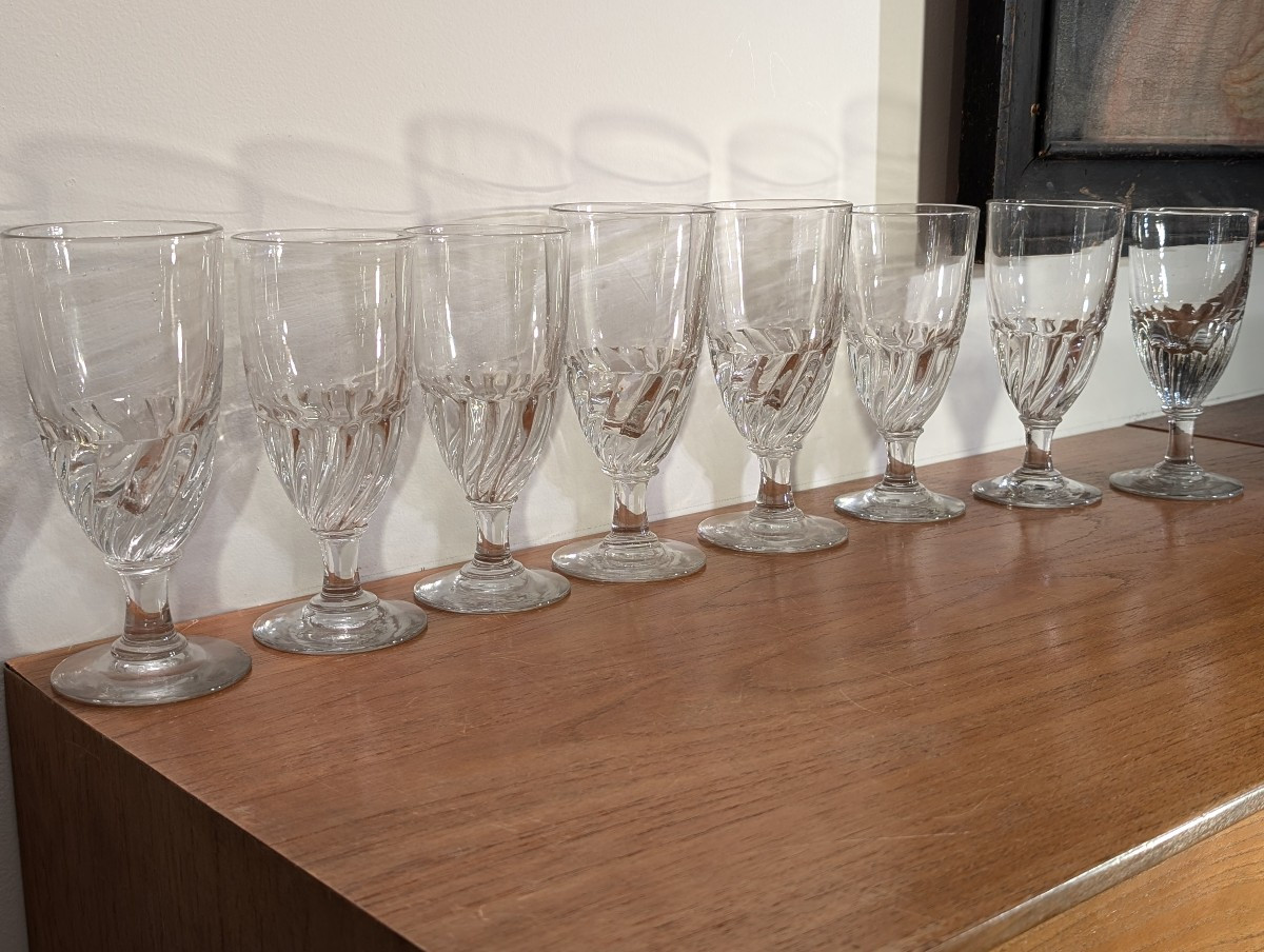 Lot De 8 Verres à Absinthe 