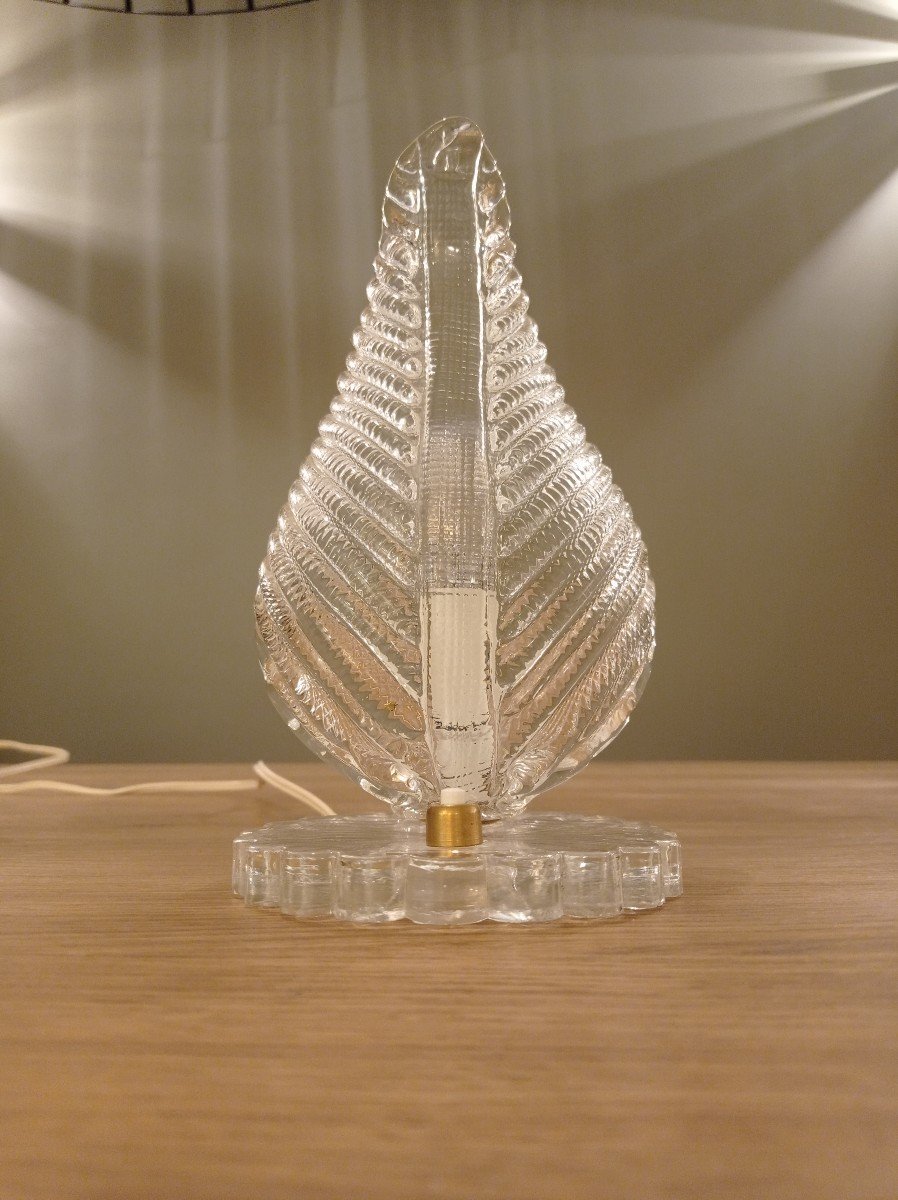 Murano, Lampe Feuille 1950-photo-2