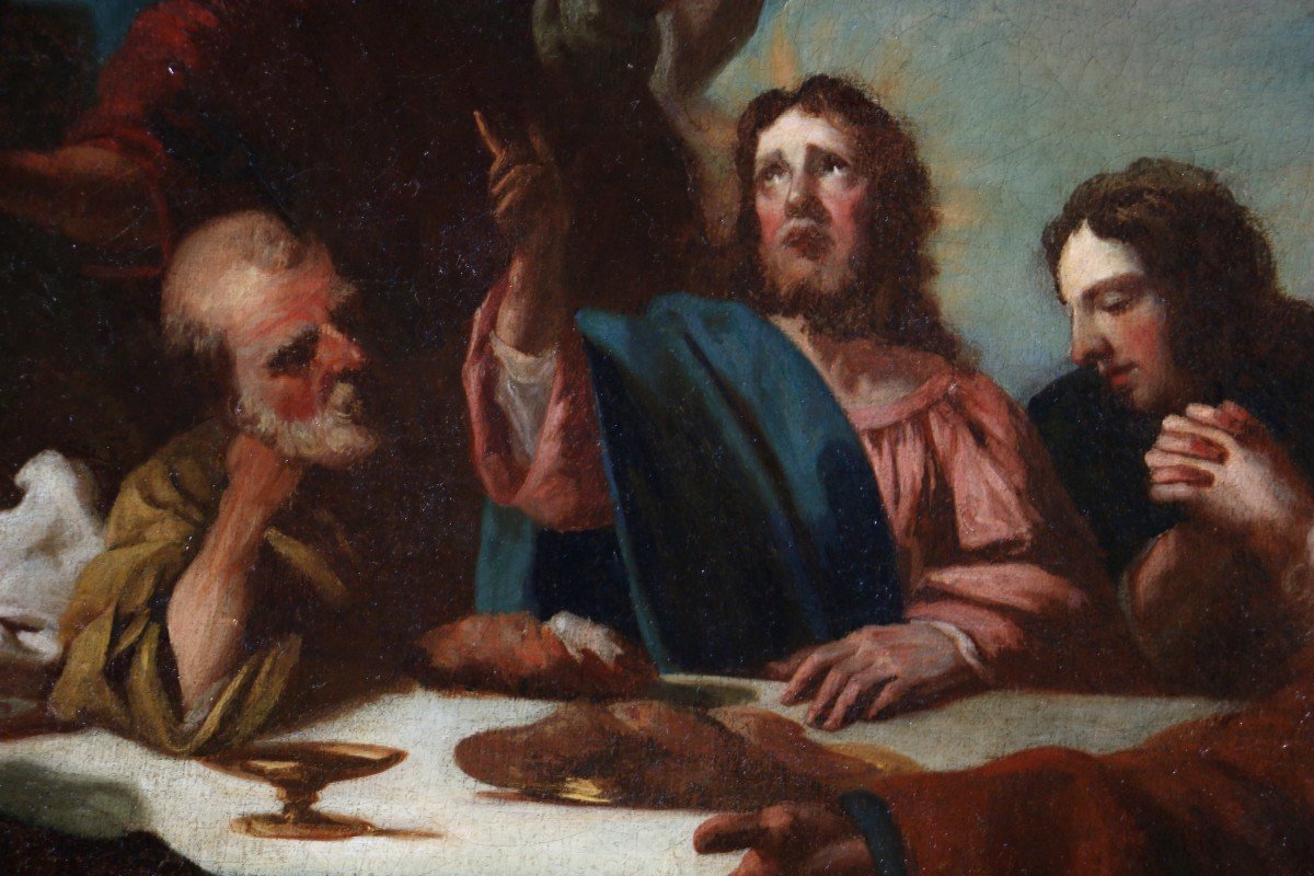 Proantic: Charles De La Fosse (1636; 1716) Jesus Giving The Last Suppe