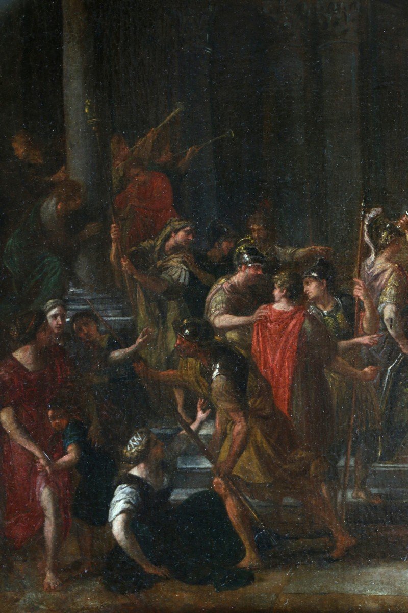 Arnould De Vuez (1644-1720) , Alexander The Great And The Gordian Knot Circa 1700-photo-3